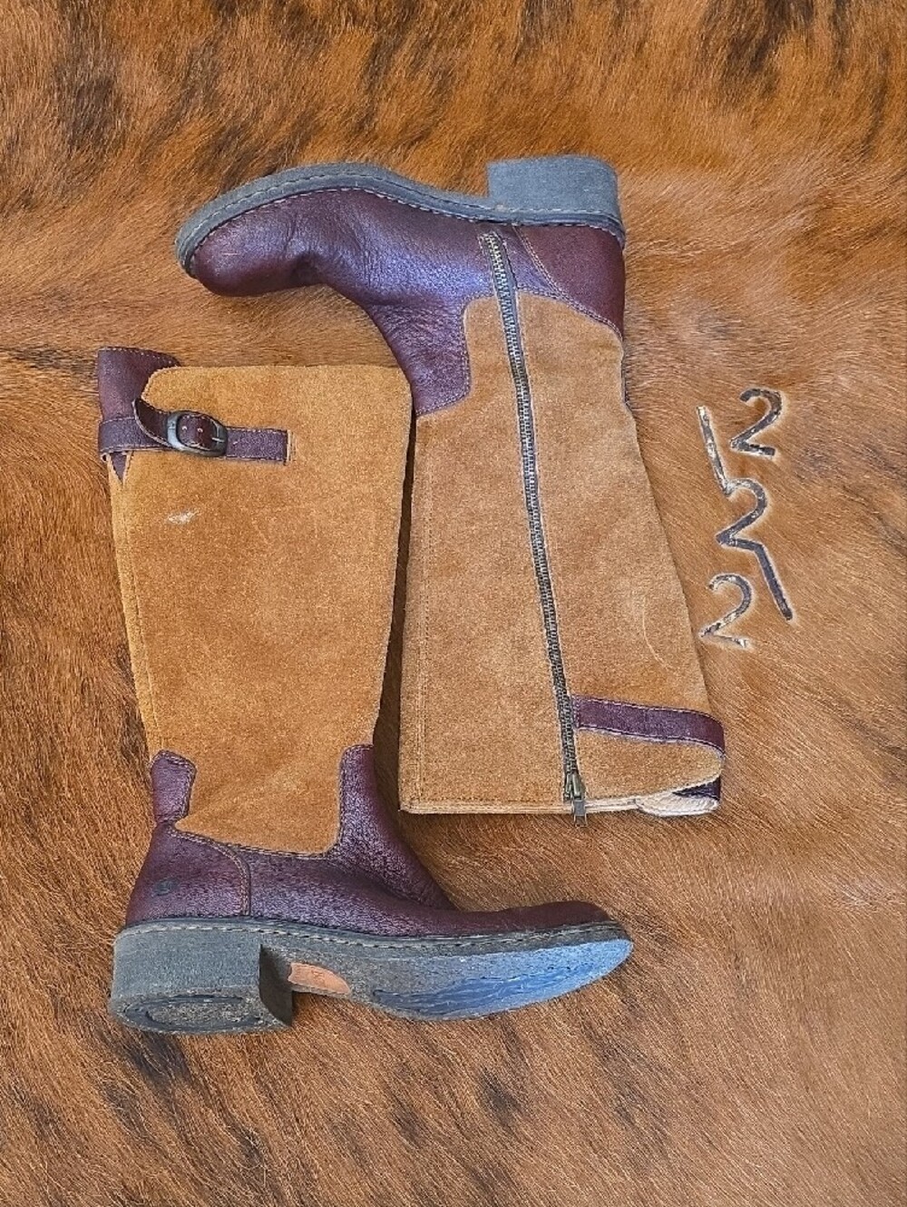 Born Leather Riding Boots Size 7 - Picture 12 of 13